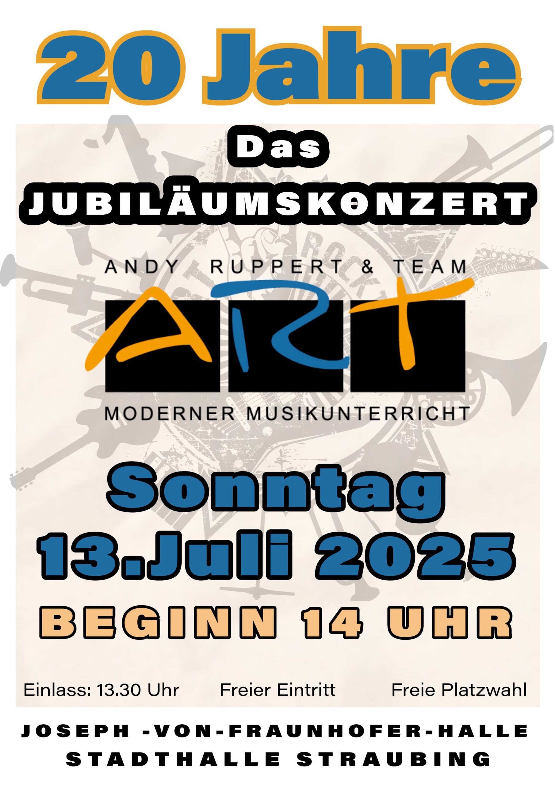 20 Jahre A-R-T Moderner Musikunterricht - Jubiläumskonzert -